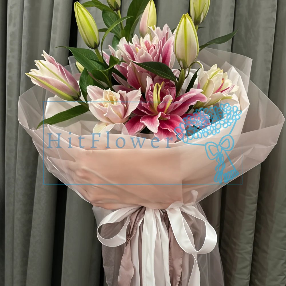 Букет цветов из: Лилии